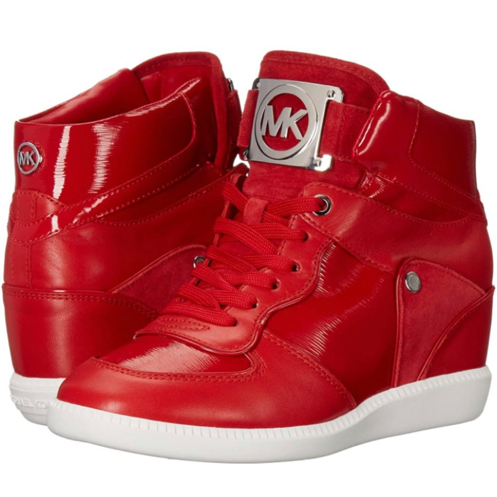 MK Nikko High Top Fashion Sneaker - Red - 7